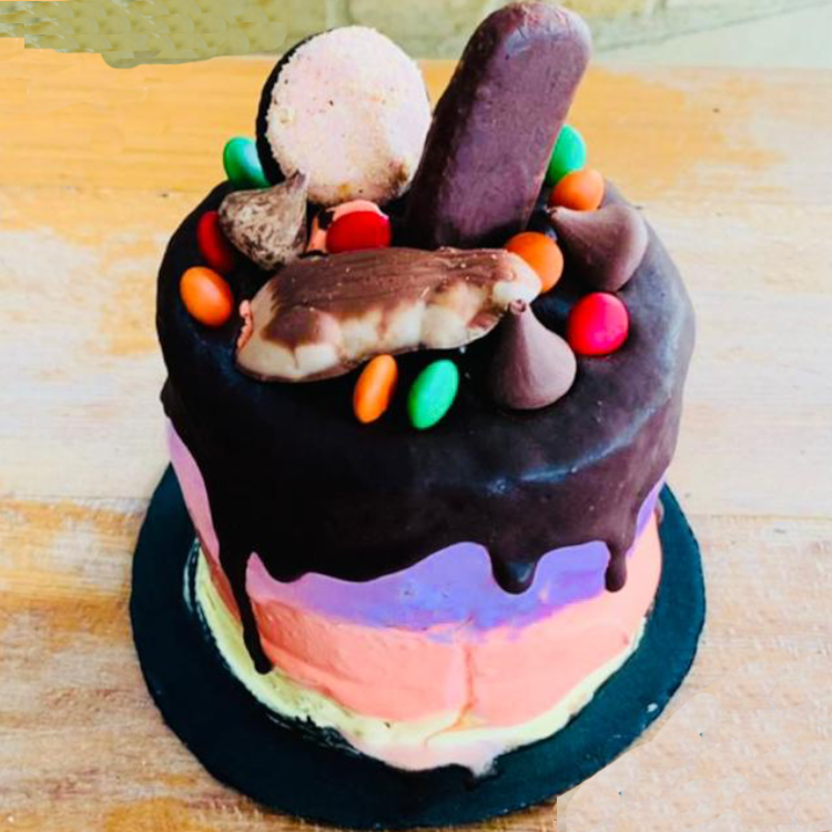 Mini-cake arcoíris