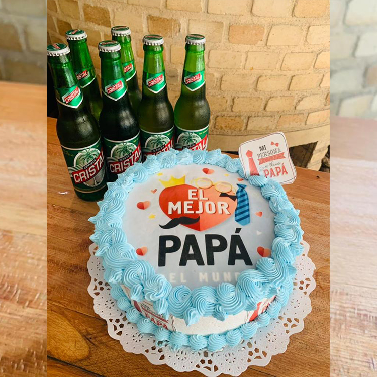 Oferta cake padre-cervezas