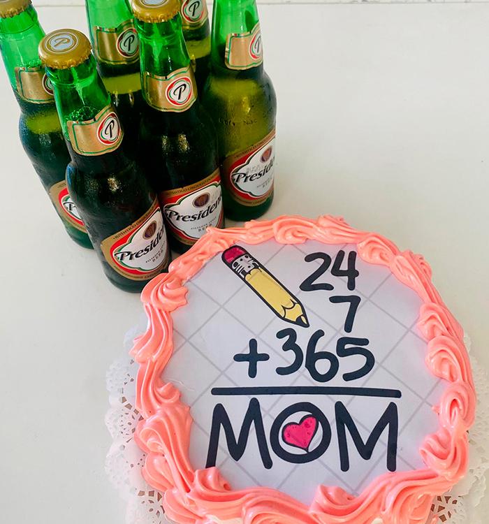 Cake Mamá - 6 Cervezas