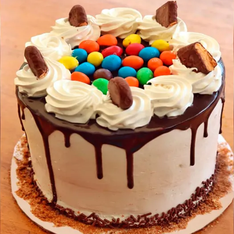 Cake de m&m