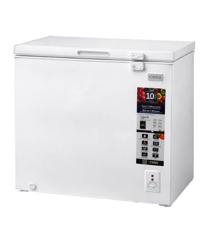 Congelador horizontal - freezer - de 7 pies blanco Chiq