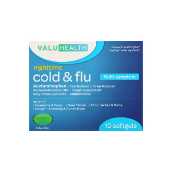 Resfriado y Gripe nocturnos 10 cápsulas
