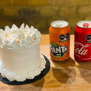 Mini cake-2 refrescos