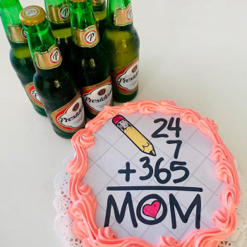 Cake Mamá - 6 Cervezas