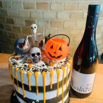 Cake Halloween - vino tinto