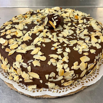 Pastel de Nutella crema y almendra