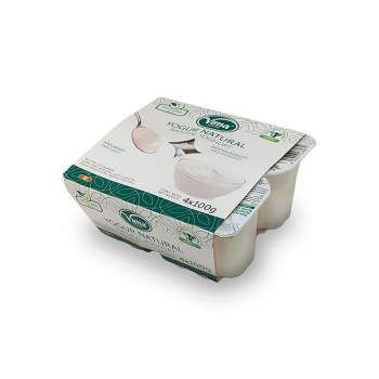 Yogurt natural 4uni × 100g