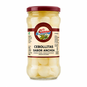 Cebollitas enteras sabor anchoa el cabildo 295 g